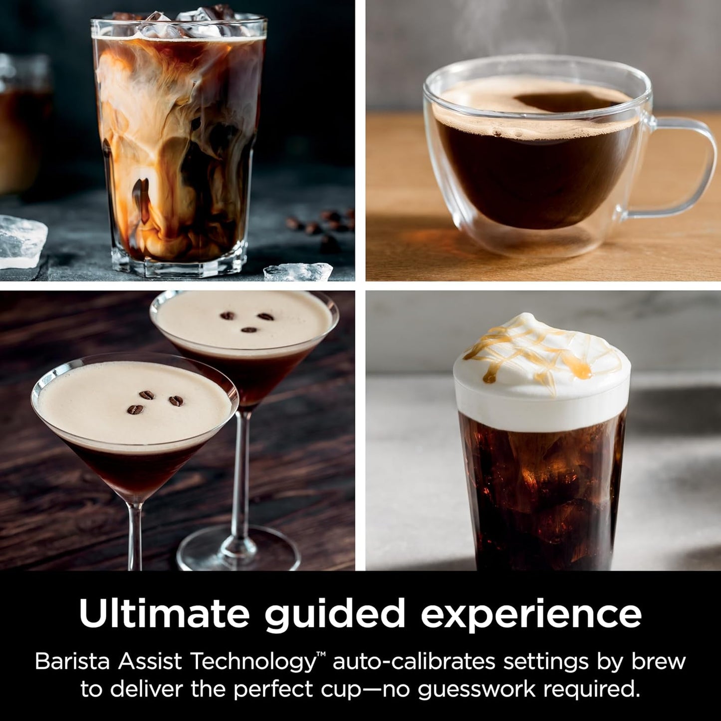 Ninja | Espresso Machine and Drip Coffee Maker| Luxe Café Premier Series | Integrated Coffee Grinder, Milk Frother, Assisted Tamper & Built-In Espresso Accessory Storage | Stainless Steel | ES601